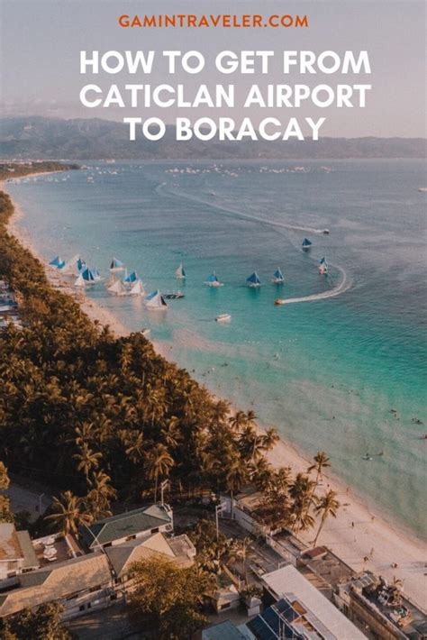 How to get to Boracay Island from Caticlan Airport .